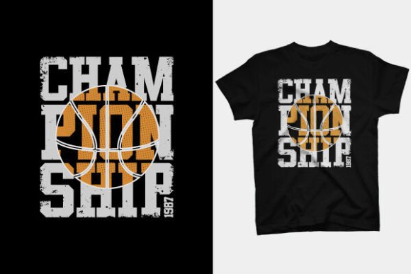 Basketball Graphics for T-Shirt Designs