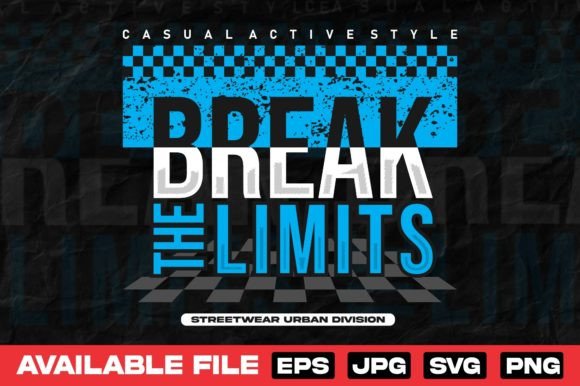 Break the Limits Urban T-Shirt Graphics & Designs