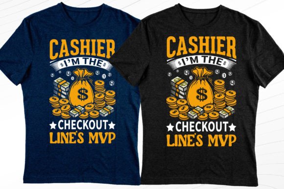 Cashier the Checkout Tee: Graphics & T-Shirt Designs