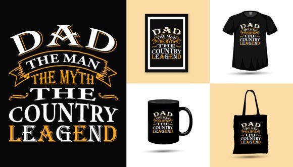 Country Dad Graphics for T-Shirt Designs