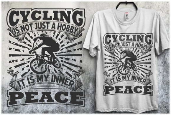 Cycling is My Inner Peace: Graphics & T-Shirt Designs