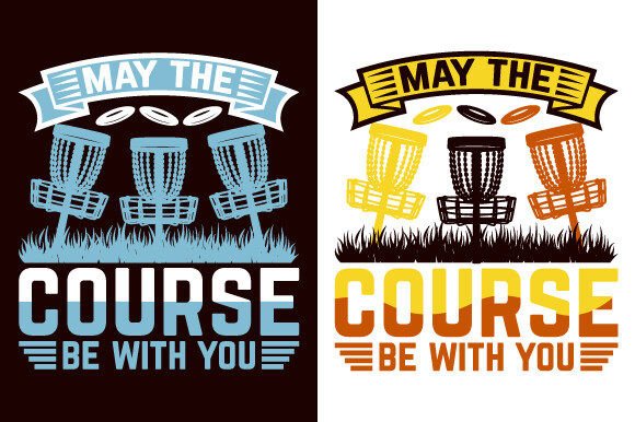 Disc Golf Graphics for T-Shirt Designs