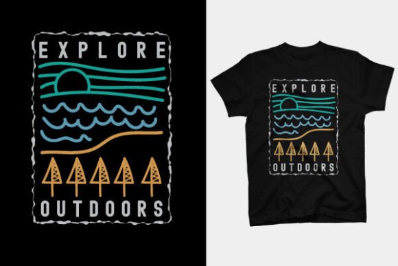 Explore Outdoor Graphics for T-Shirt Designs