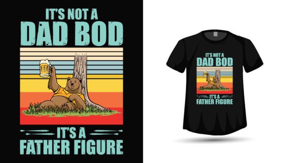 Father's Day Sloth Dad Graphics & T-Shirt Designs