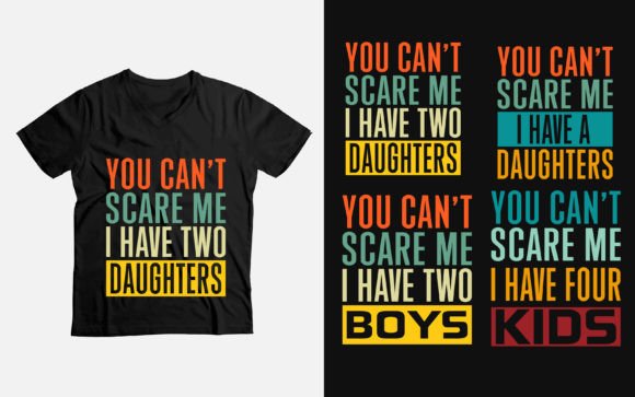 Funny Dad T-shirt Quotes Design Graphics