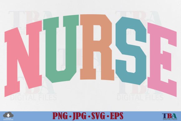 Retro Nurse Graphics for T-Shirt Designs