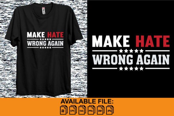 Reviewing the Make Hate Wrong Again T-shirt Design